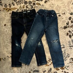 Osh Kosh/ Children’s place Kids' Distressed Denim Skinny Jeans Set 2 pairs